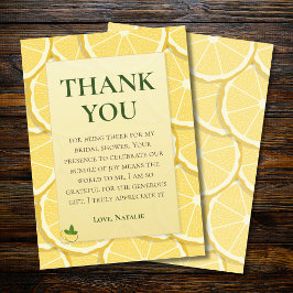 Tarjeta de agradecimiento para despedida de solter
