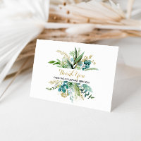 Tarjeta de agradecimiento para despedida de solter