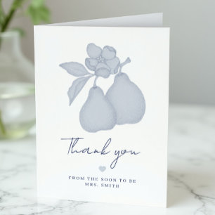 Tarjeta de agradecimiento para despedida de solter