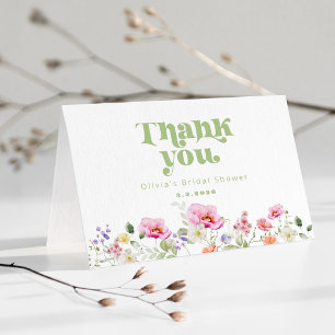 Tarjeta de agradecimiento para despedida de solter