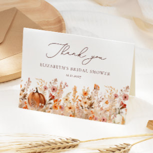 Tarjeta de agradecimiento para despedida de solter