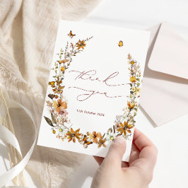 Tarjeta de agradecimiento para despedida de solter