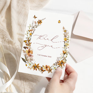 Tarjeta de agradecimiento para despedida de solter