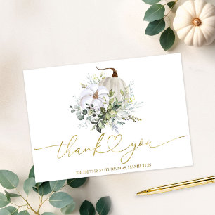 Tarjeta de agradecimiento para despedida de solter