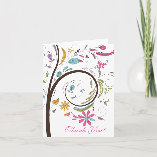 Tarjeta de agradecimiento para despedida de solter (Anverso)