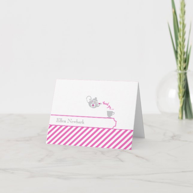 Tarjeta de agradecimiento para despedida de solter (Anverso)