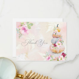 Tarjeta de agradecimiento para despedida de solter