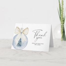 tarjeta de agradecimiento para ducha de novia con 