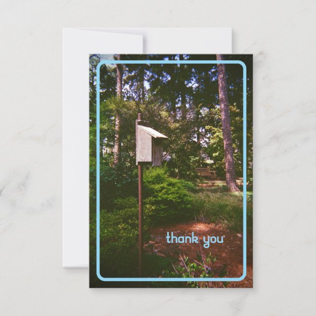 Tarjeta de agradecimiento para el alimentador de a (Anverso)