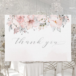 Tarjeta de agradecimiento para el Boda de verde Pe