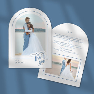 Tarjeta de agradecimiento para el Boda fotográfico