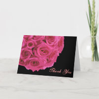 Tarjeta de agradecimiento para el Bouquet Rosa Cal