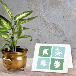 Tarjeta de agradecimiento para el Collage Botánico