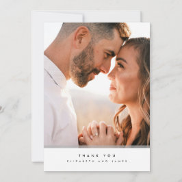 Tarjeta de agradecimiento para el compromiso fotog