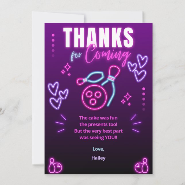 Tarjeta de agradecimiento para el cumpleaños del F (Anverso)