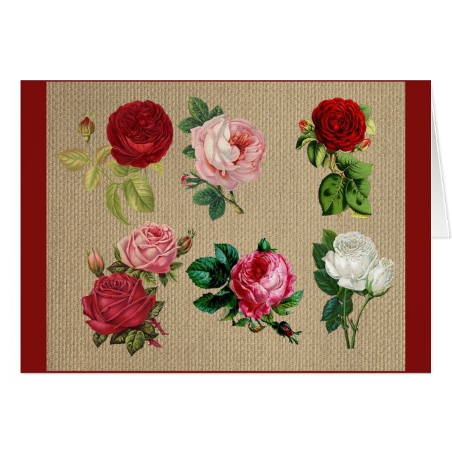 Tarjeta de agradecimiento para el día de la madre (Anverso (Horizontal))