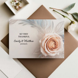 Tarjeta de agradecimiento para el diseñador Pink R