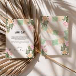 Tarjeta de agradecimiento para el fin de semana de