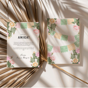 Tarjeta de agradecimiento para el fin de semana de