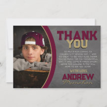 Tarjeta de agradecimiento para el Grad de Borgoña