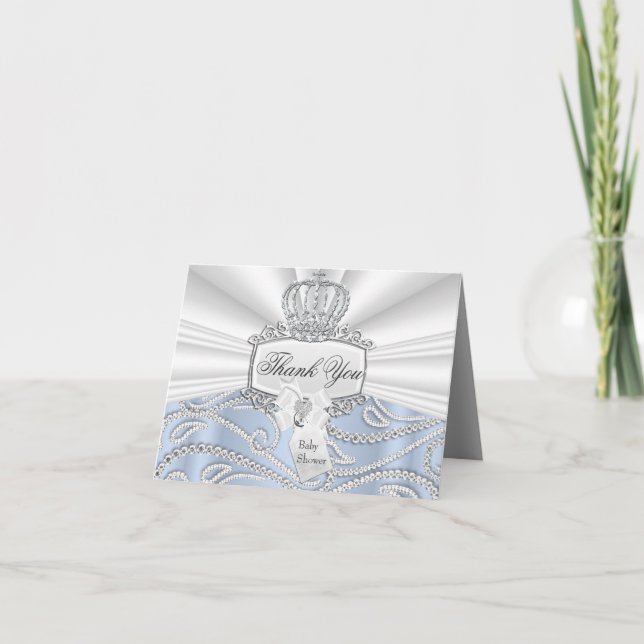 Tarjeta de agradecimiento para el pequeño príncipe (Anverso)