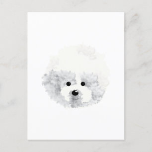 Tarjeta de agradecimiento para el perro Bichon Fri