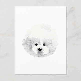 Tarjeta de agradecimiento para el perro Bichon Fri