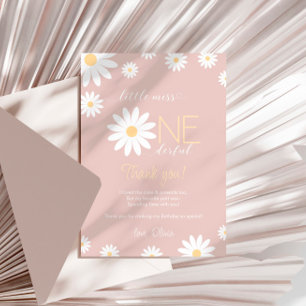 Tarjeta de agradecimiento para el primer cumpleaño