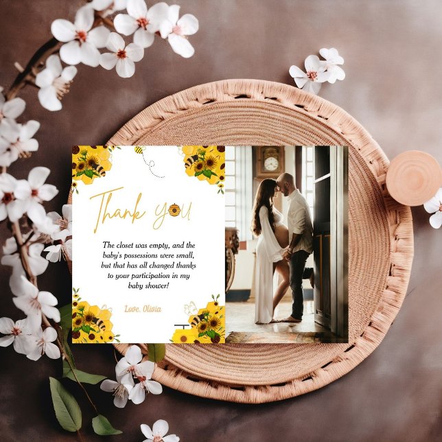 Tarjeta de agradecimiento para el tema de la ducha (Subido por el creador)