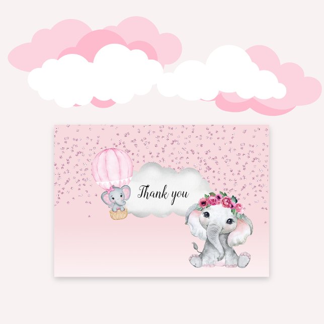 Tarjeta de agradecimiento para Elephant Chica Ball (Subido por el creador)
