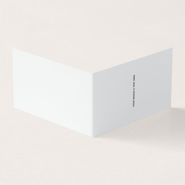 Tarjeta de agradecimiento para enfermera minimalis (Exterior)