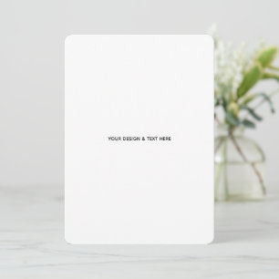 Tarjeta de agradecimiento para enfermera minimalis