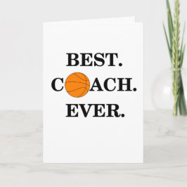 Tarjeta de agradecimiento para entrenador de balon