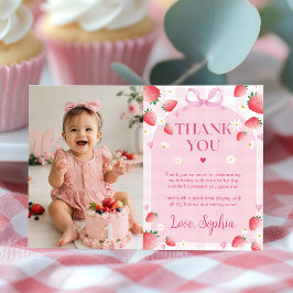 Tarjeta de agradecimiento para fiesta de cumpleaño