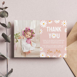Tarjeta de agradecimiento para fiesta de cumpleaño