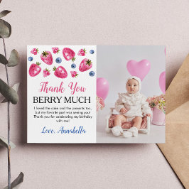 Tarjeta de agradecimiento para fiesta de cumpleaño