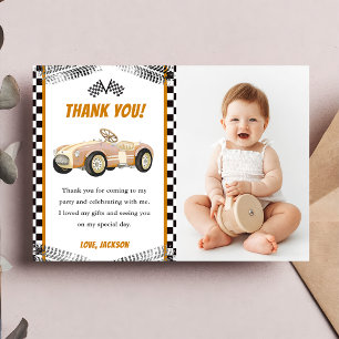 Tarjeta de agradecimiento para fiesta de cumpleaño