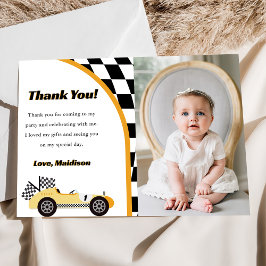 Tarjeta de agradecimiento para fiesta de cumpleaño