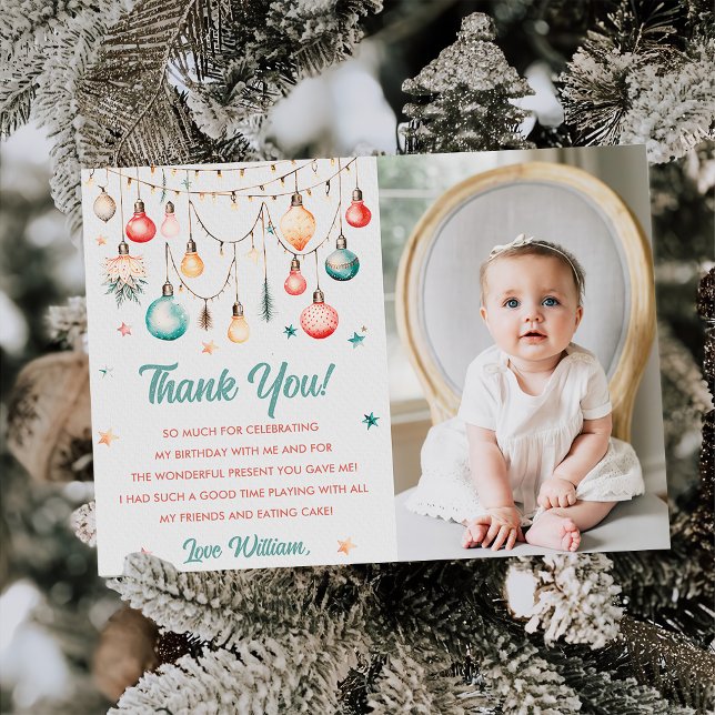 Tarjeta de agradecimiento para fiesta de cumpleaño (Subido por el creador)