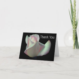 Tarjeta de agradecimiento para Flor de Oro Blanco