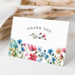 Tarjeta de agradecimiento para Flores silvestres<br><div class="desc">Tarjeta de agradecimiento para Flores silvestres</div>
