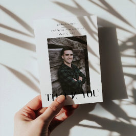 tarjeta de agradecimiento para graduación de escri