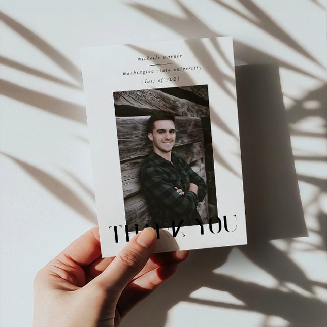 tarjeta de agradecimiento para graduación de escri (Subido por el creador)