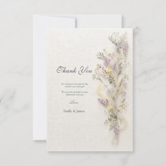 Tarjeta de agradecimiento para jardín de primavera