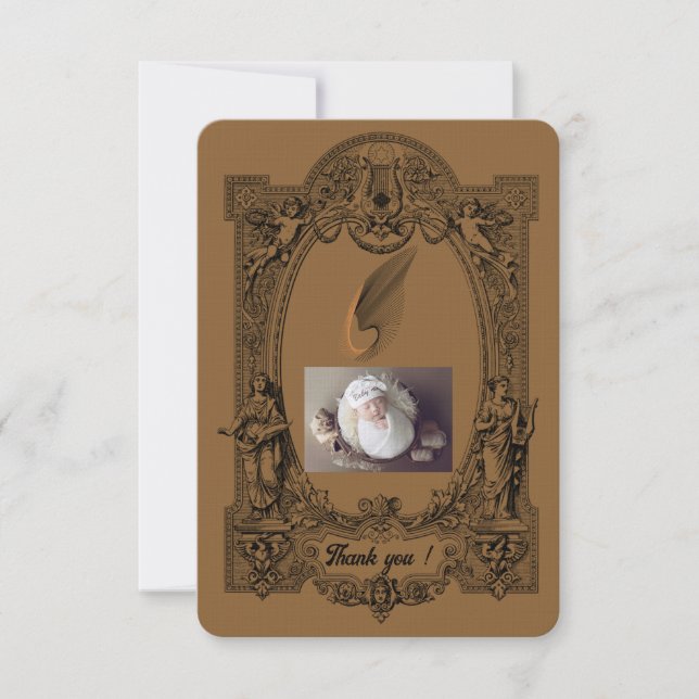 Tarjeta de agradecimiento para la celebración de l (Anverso)