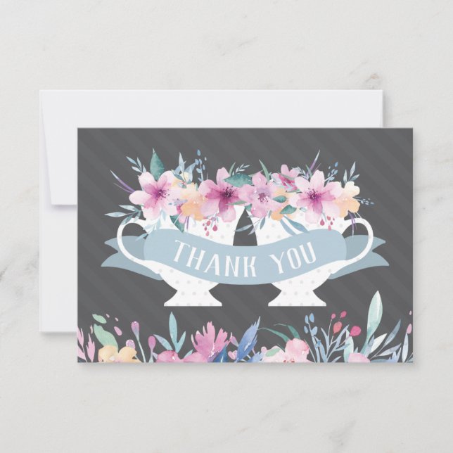Tarjeta de agradecimiento para la Copa de Té con f (Anverso)