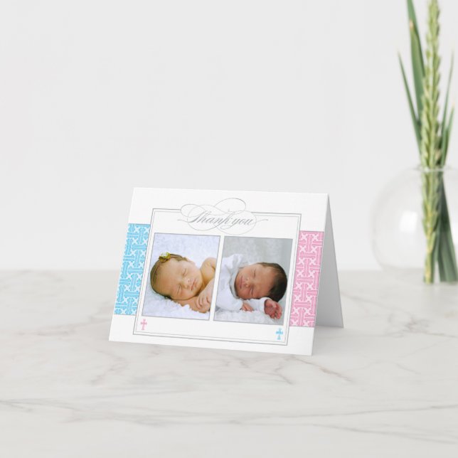 Tarjeta de agradecimiento para la cristiandad de l (Anverso)