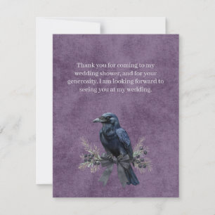 Tarjeta de agradecimiento para la fiesta de boda c