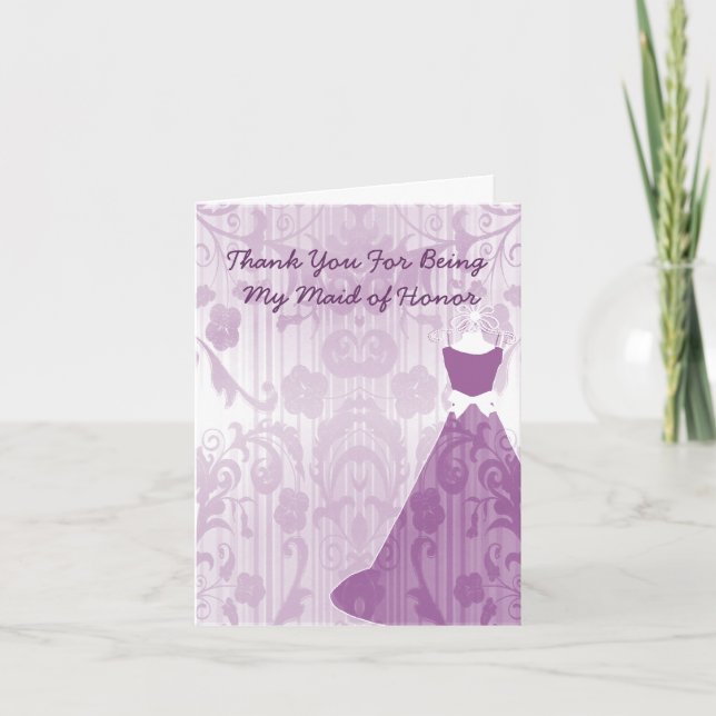 Tarjeta de agradecimiento para la fiesta de bodas (Anverso)