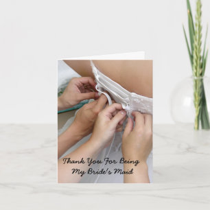 Tarjeta de agradecimiento para la fiesta de bodas